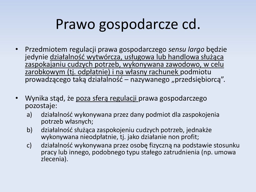 Publiczne Prawo Gospodarcze Ppt Pobierz